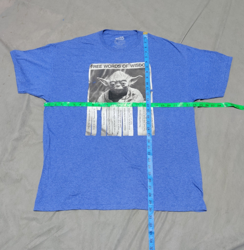 Star Wars Men Cotton Blue T Shirt XL