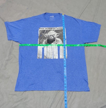 Star Wars Men Cotton Blue T Shirt XL