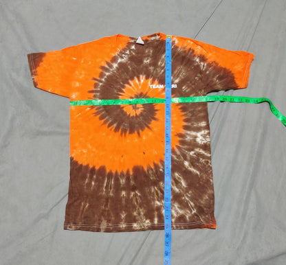 Fruit Of the Loom Men Cotton Orange T Shirt XL