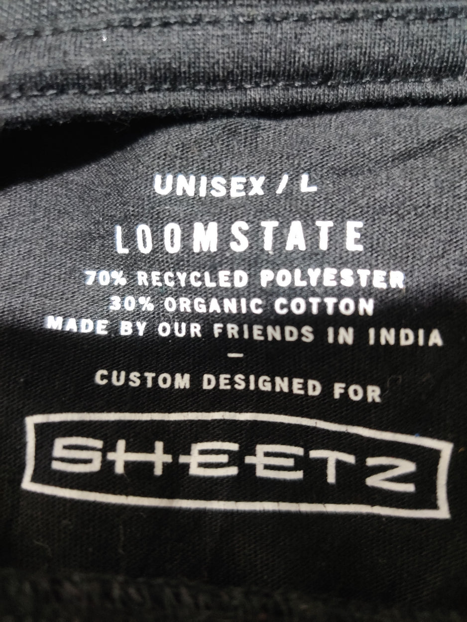 Sheetz Men Cotton Black T Shirt L