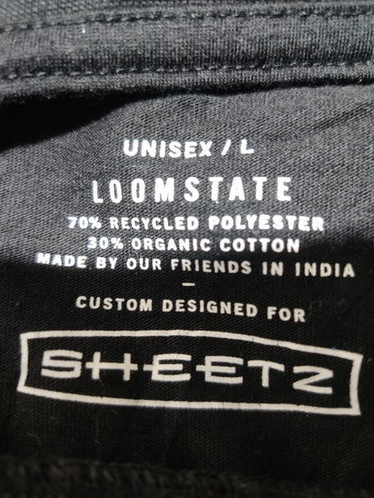 Sheetz Men Cotton Black T Shirt L