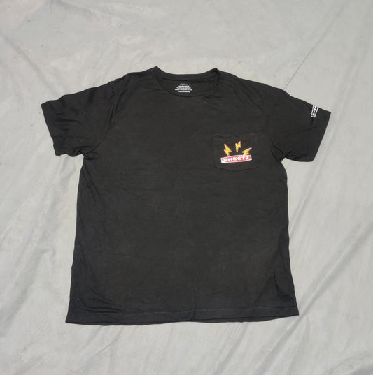 Sheetz Men Cotton Black T Shirt L