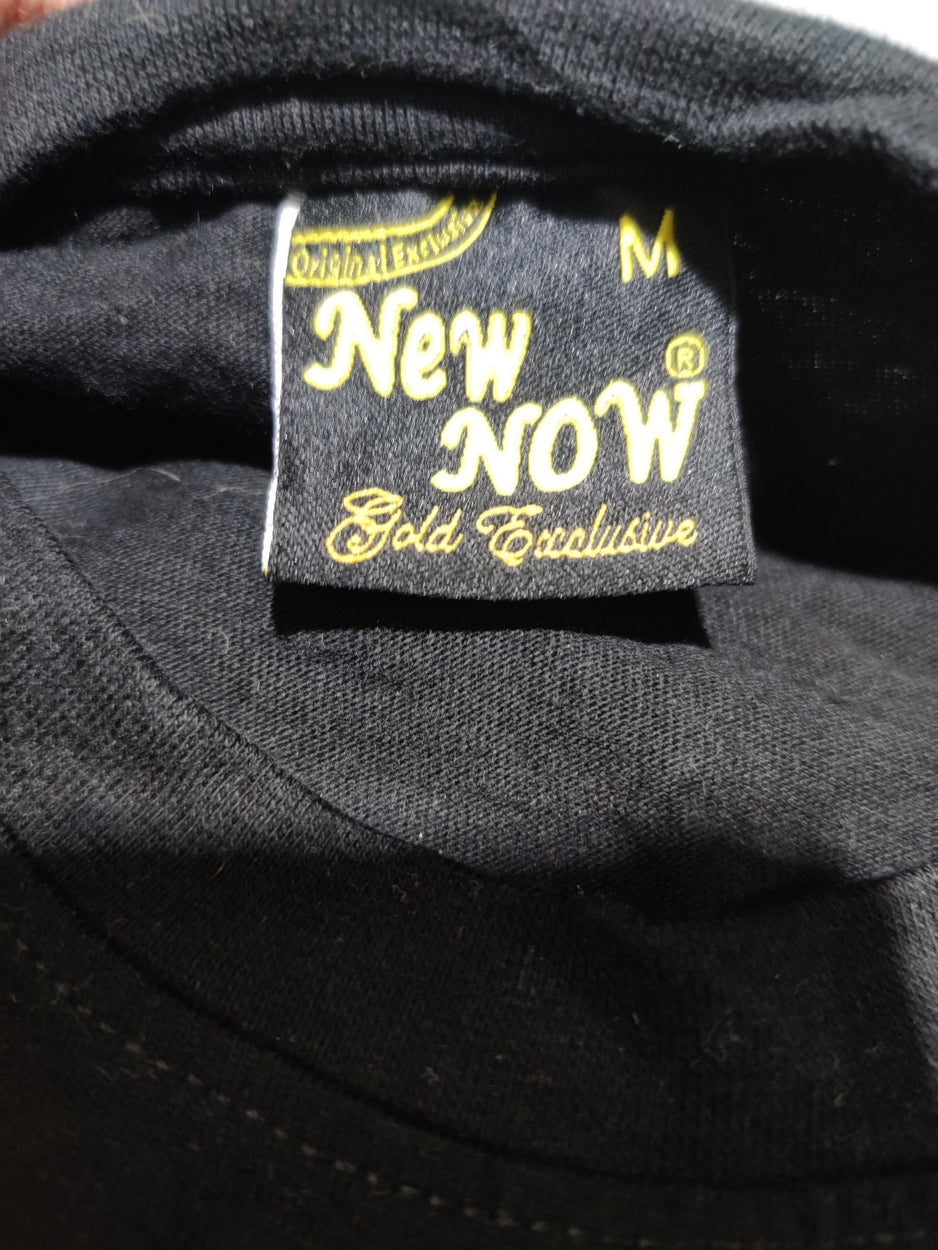New Now Men Cotton Blue T Shirt M