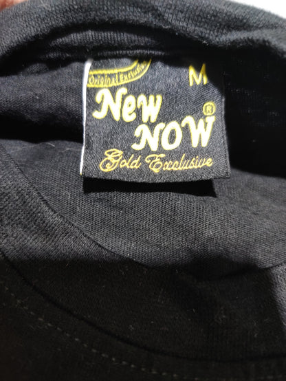 New Now Men Cotton Blue T Shirt M