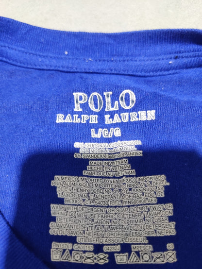 Polo Ralph Lauren Men Cotton Blue T Shirt L