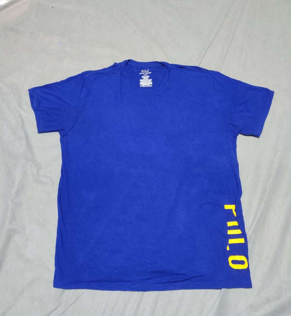 Polo Ralph Lauren Men Cotton Blue T Shirt L