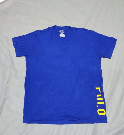 Polo Ralph Lauren Men Cotton Blue T Shirt L