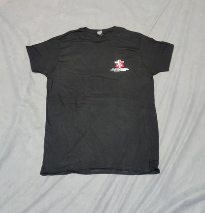 Hanes Men Cotton Black T Shirt M