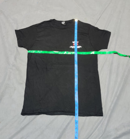 Hanes Men Cotton Black T Shirt M