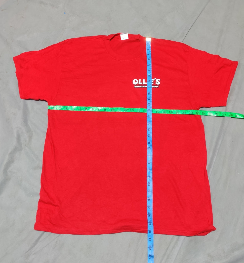 Port & Company Men Cotton Red T Shirt XL