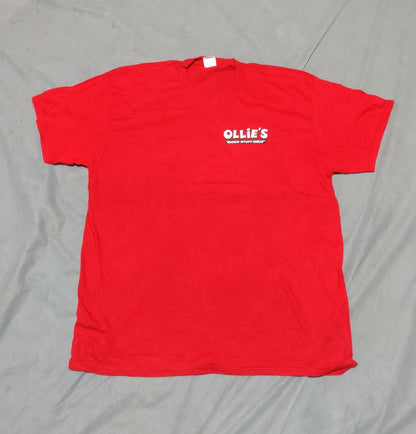Port & Company Men Cotton Red T Shirt XL