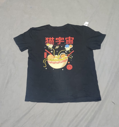 Threadless Men Cotton Black T Shirt M