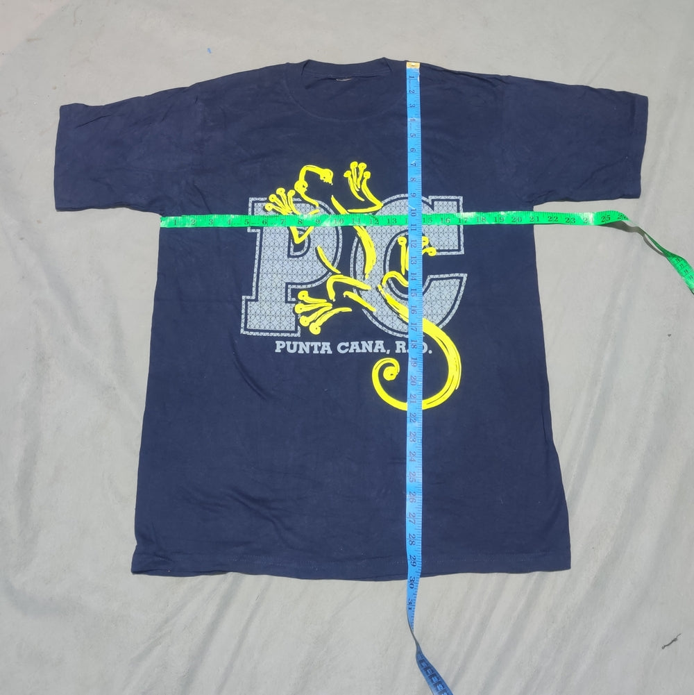 Preloved Men Cotton Blue T Shirt M