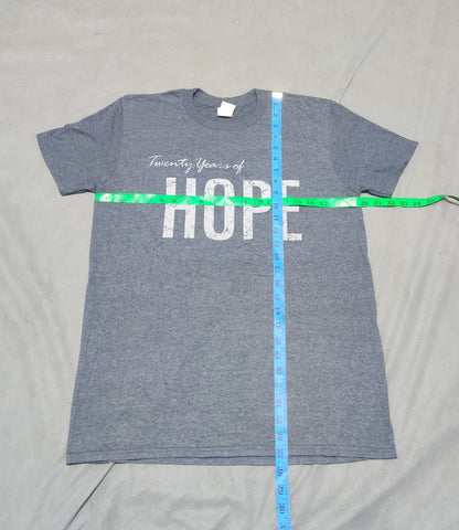 Gildan Men Cotton Gray T Shirt M