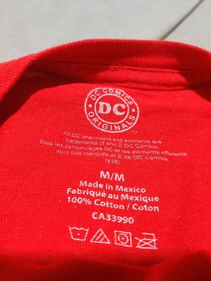 Dc Comics Men Cotton Red T Shirt M