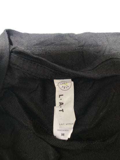 Live And Tell Men Cotton Black T Shirt M