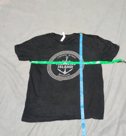 Live And Tell Men Cotton Black T Shirt M