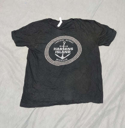 Live And Tell Men Cotton Black T Shirt M