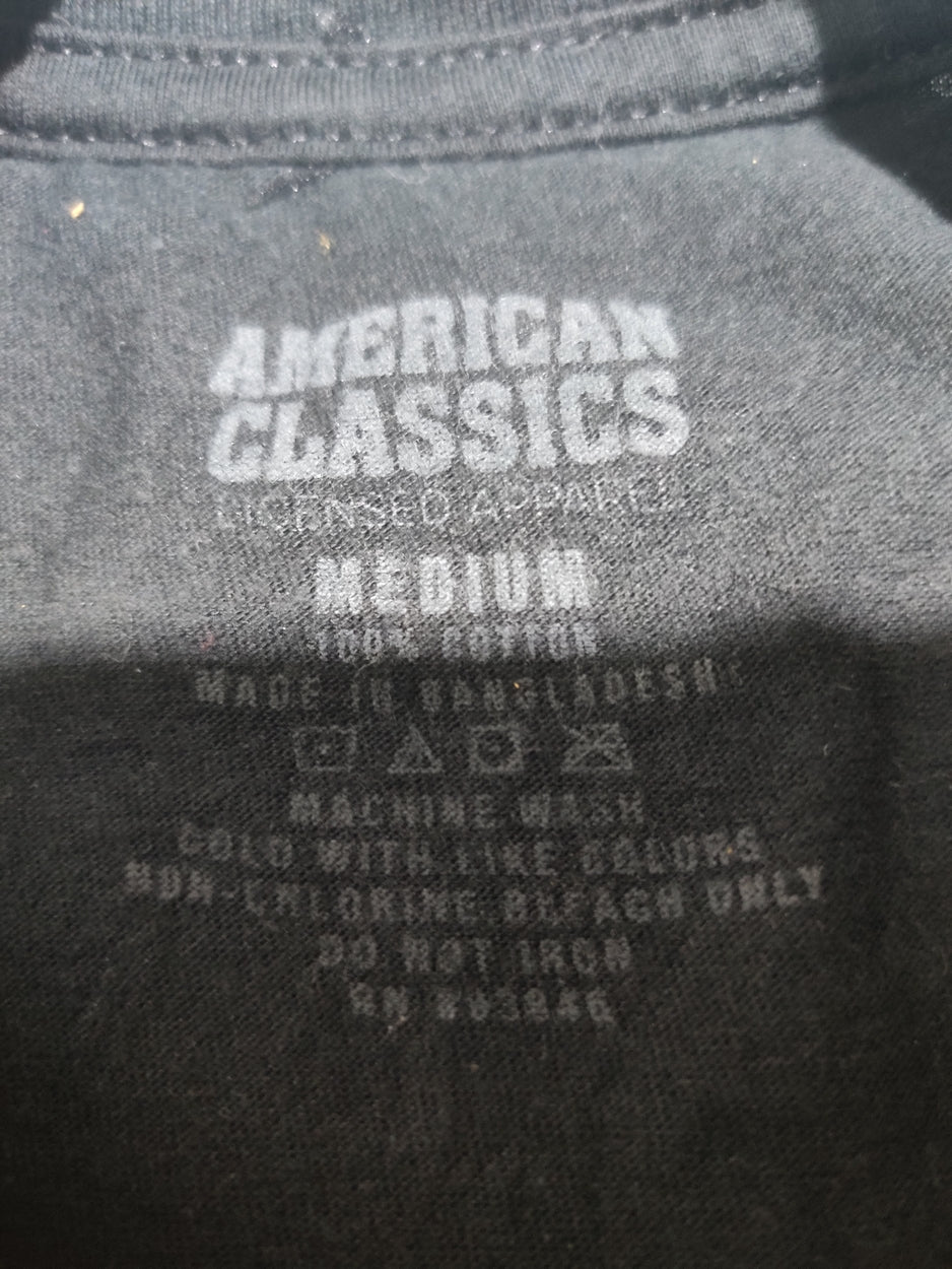American Classics Men Cotton Black T Shirt M
