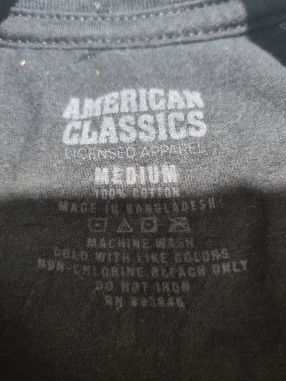 American Classics Men Cotton Black T Shirt M