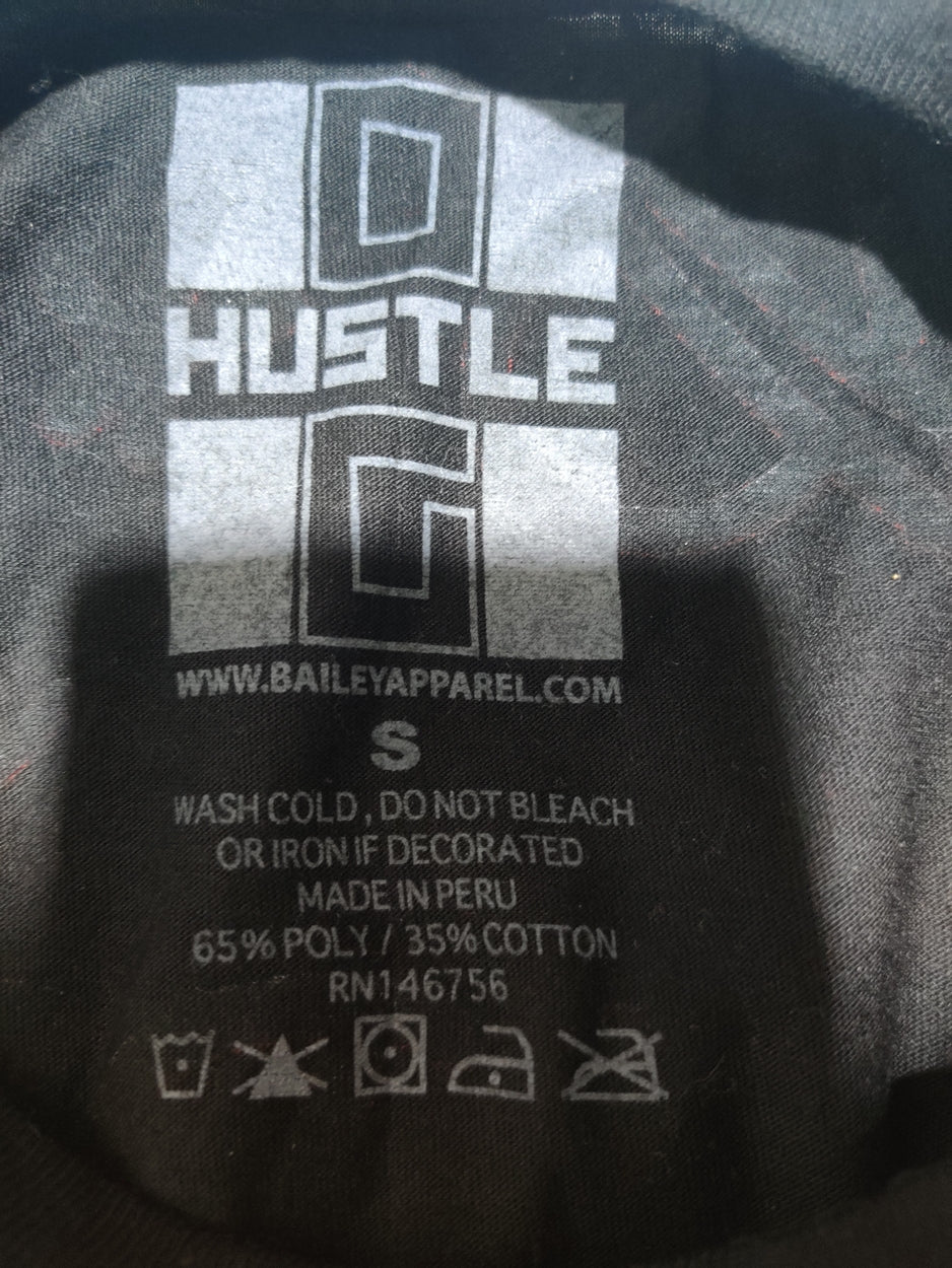 Og Hustle Men Cotton Black T Shirt S