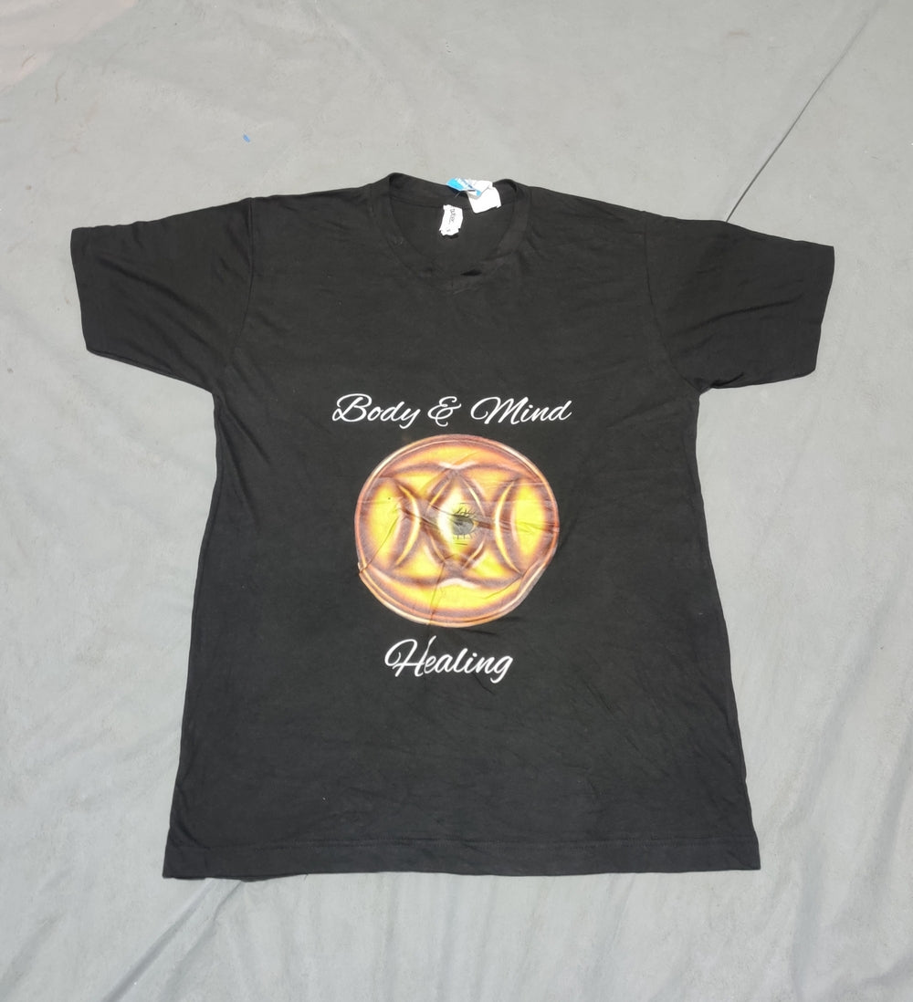 Tultex Men Cotton Black T Shirt M