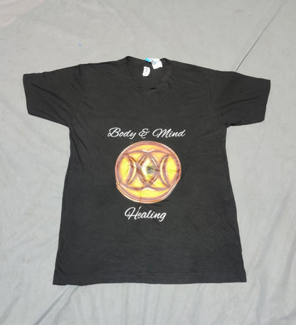 Tultex Men Cotton Black T Shirt M