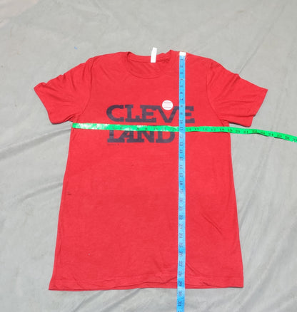 Canvas Men Cotton Red T Shirt M