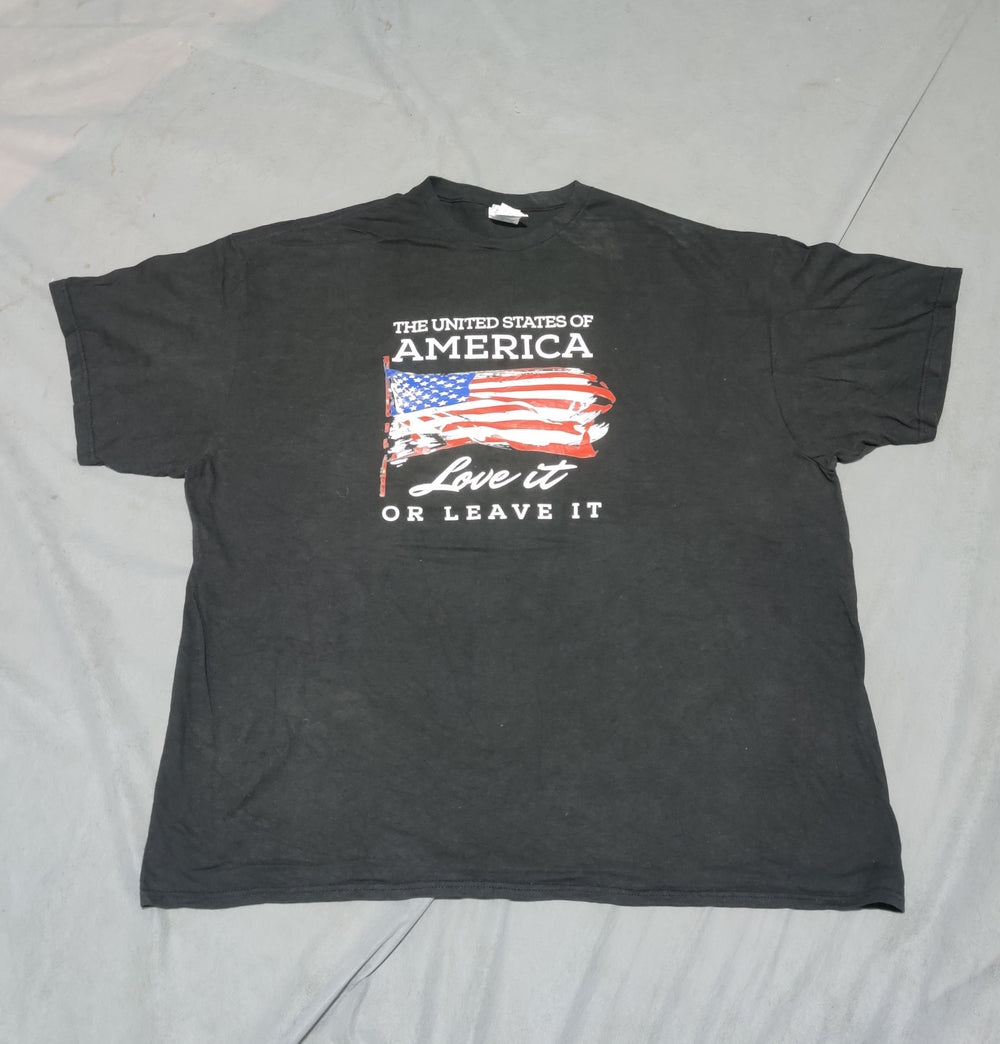 Delta Men Cotton Black T Shirt 2XL