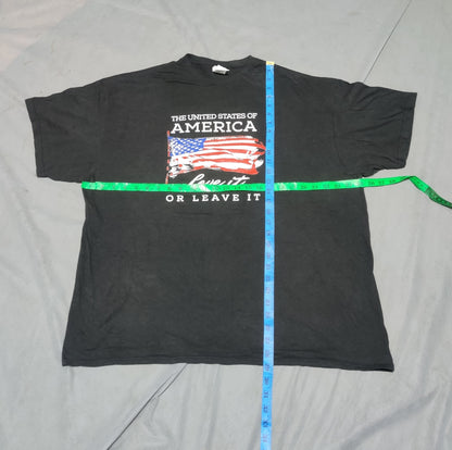 Delta Men Cotton Black T Shirt 2XL