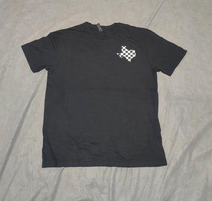 Gildan Men Cotton Black T Shirt L