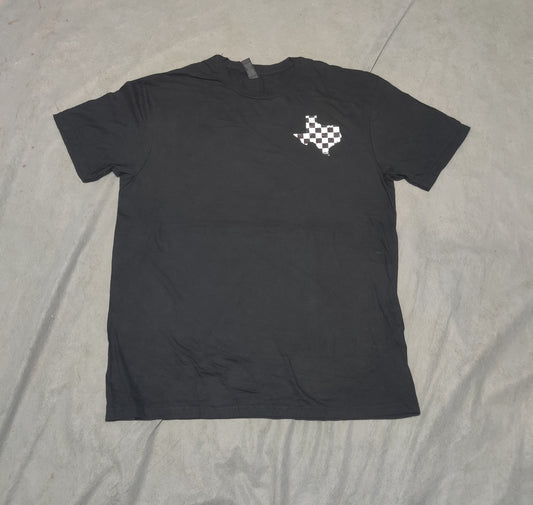 Gildan Men Cotton Black T Shirt L