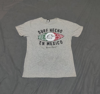 Papaya Company Men Cotton Gray T Shirt L