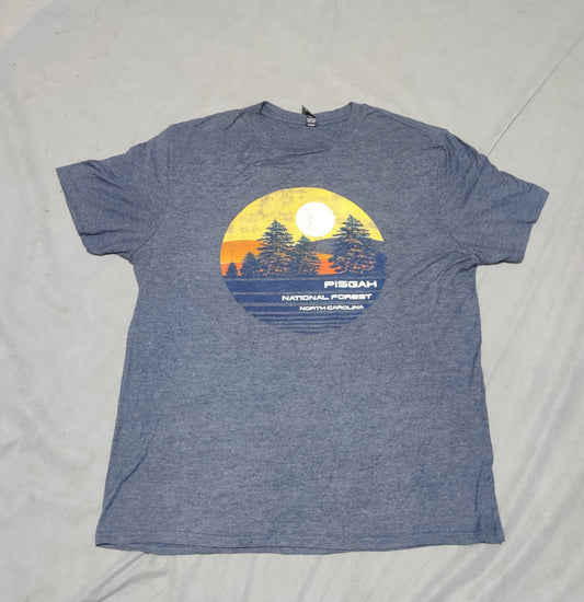 Dist Rict Men Cotton Gray T Shirt XL
