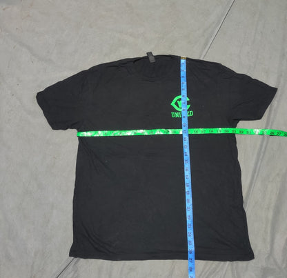 Gildan Men Cotton Black T Shirt L