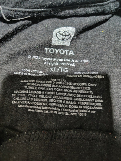 Toyota Men Cotton Black T Shirt XL