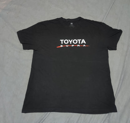 Toyota Men Cotton Black T Shirt XL