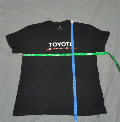 Toyota Men Cotton Black T Shirt XL