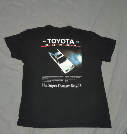 Toyota Men Cotton Black T Shirt XL