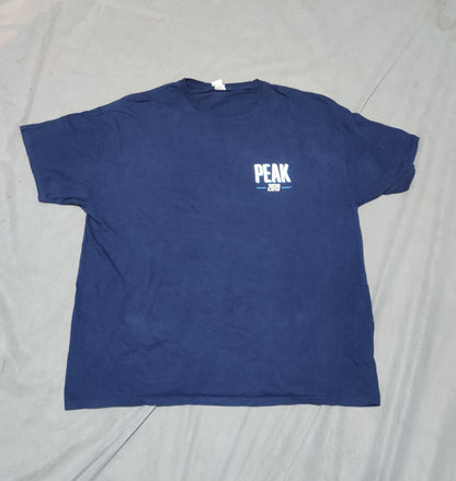 Fruit Of The Loom Men Cotton Blue T Shirt XL