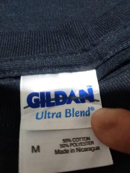 Gildan Men Cotton Black T Shirt M