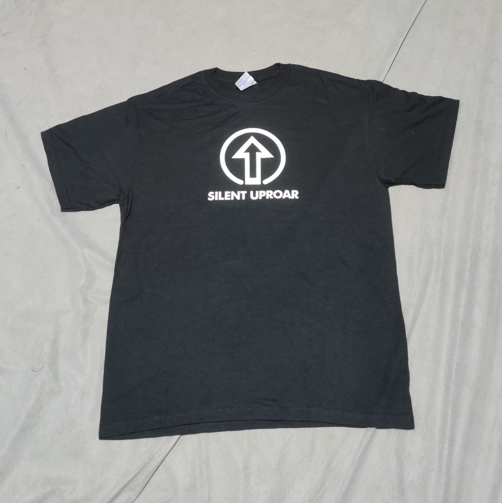 Gildan Men Cotton Black T Shirt M