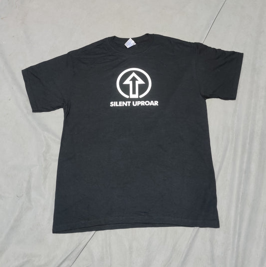 Gildan Men Cotton Black T Shirt M