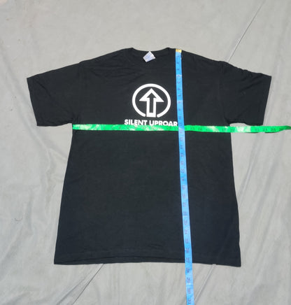 Gildan Men Cotton Black T Shirt M
