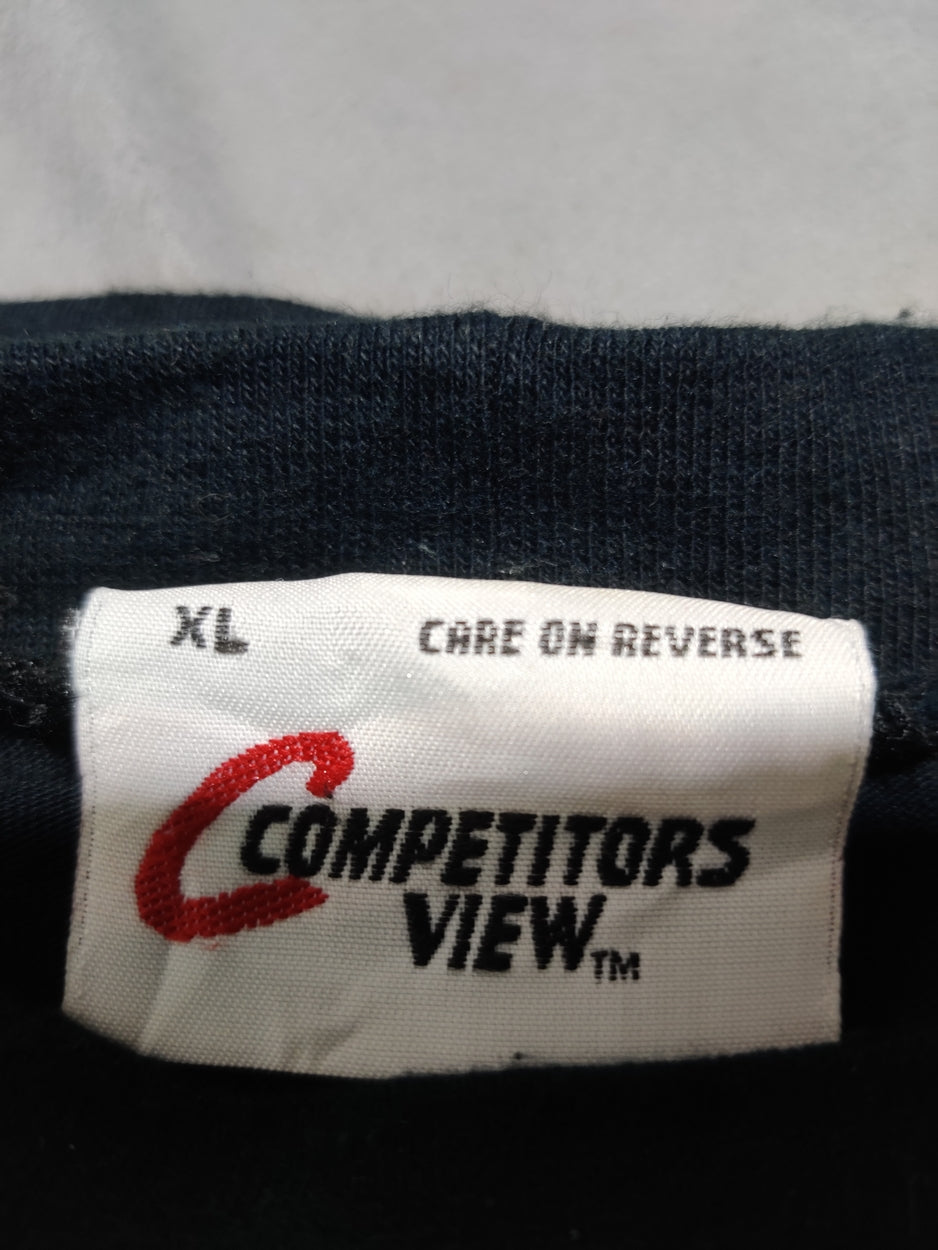 Competitors Men Cotton Black T Shirt XL