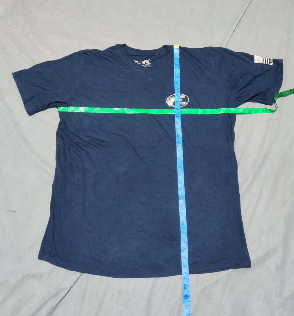 Bass Pro Shops Men Cotton Blue T Shirt XL
