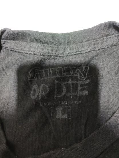 Funny Or Die Men Cotton Black T Shirt L