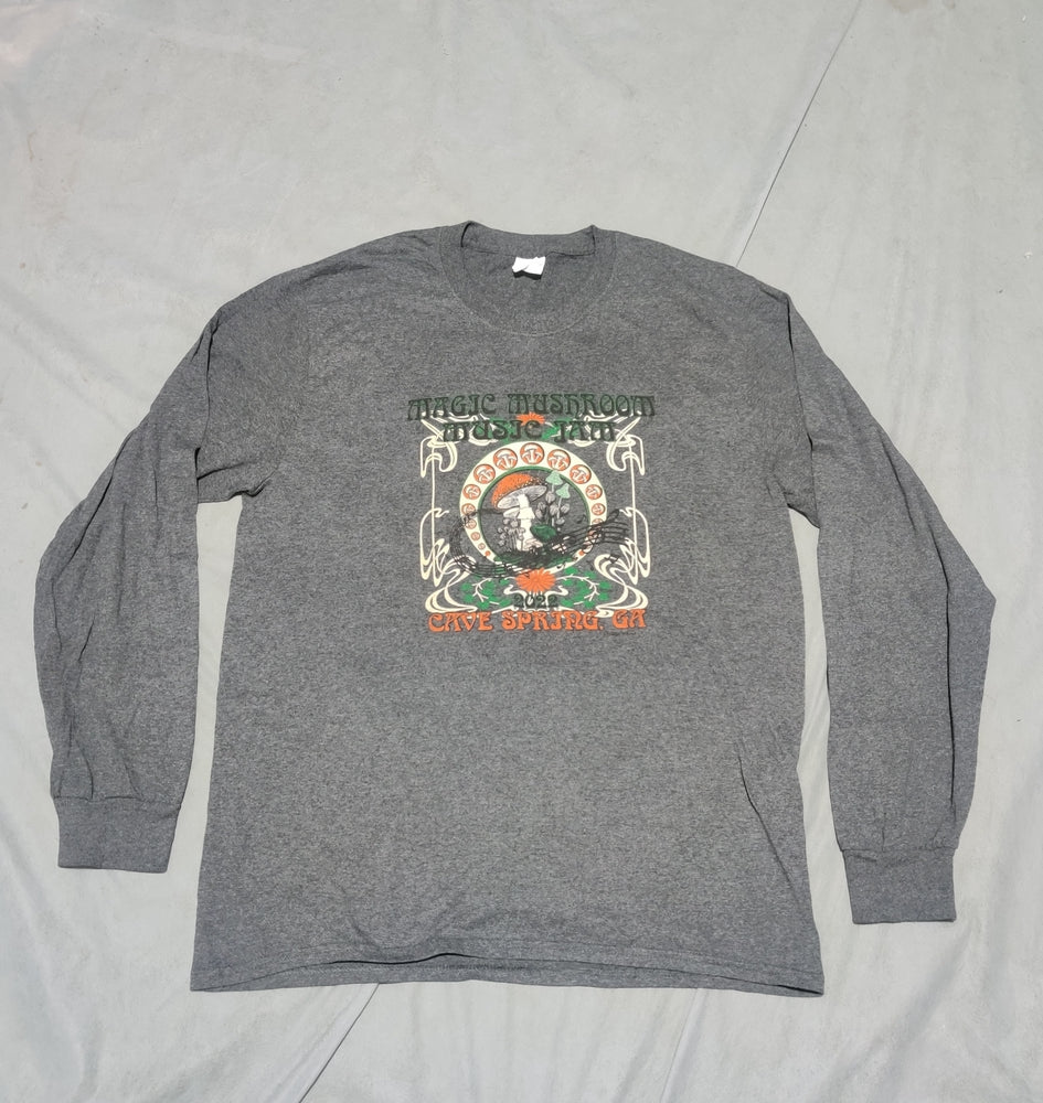 Port & Company Men Cotton Gray T Shirt L