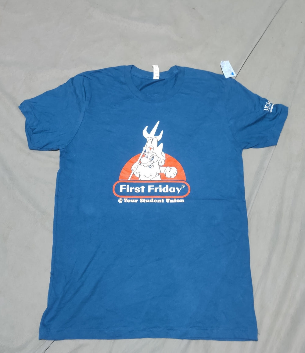 Canvas Men Cotton Blue T Shirt M