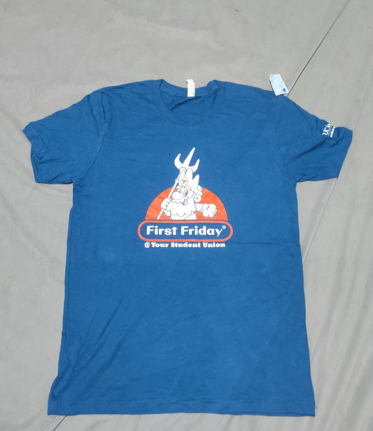 Canvas Men Cotton Blue T Shirt M